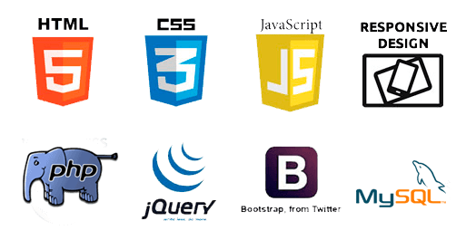 logotipos de tecnologías web